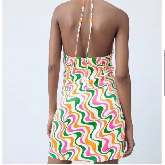 NWT Zara Halter Dress - Picture 7 of 7
